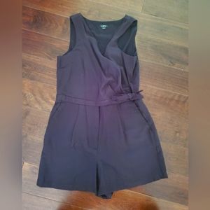 Black Loft Romper size 8 women's very soft material